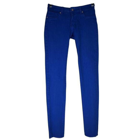Jw Maxx Color‎ Zip Fly Low Rise Stretch Skinny Jeans Blue Medium - Picture 15 of 15